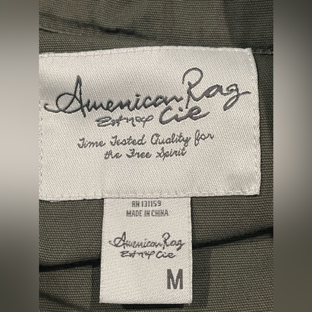 American Rag Dual‎ Fabric  Utility Jacket - Picture 4 of 6